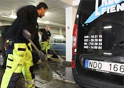 Garagestädning är en av våra populära tjänster