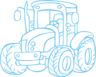 tractor-blued tractor-blued