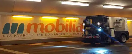 Garagestädning på mobilia Garagestädning på Mobilia i Malmö